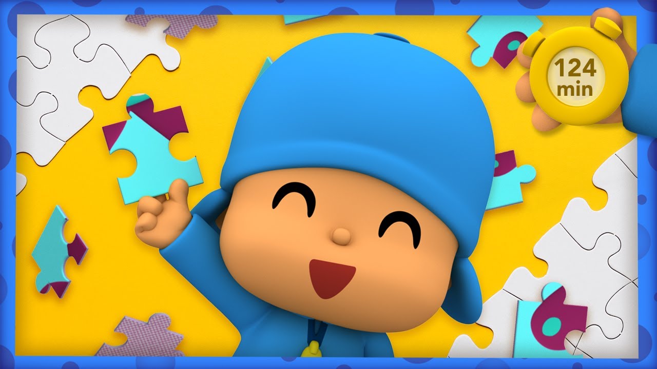 🧩 POCOYO em PORTUGUÊS do BRASIL - Dia do quebra-cabeça [122 min]