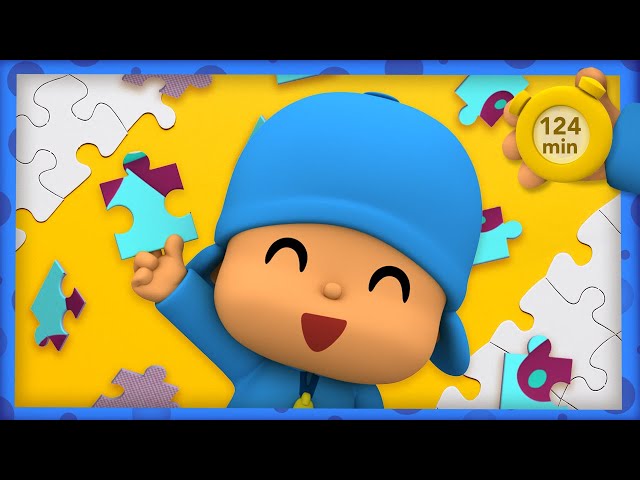 Quebra Cabeça Desenho Infantil Pocoyo 40 Peças