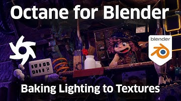 Octane for Blender // Baking Lighting to Textures