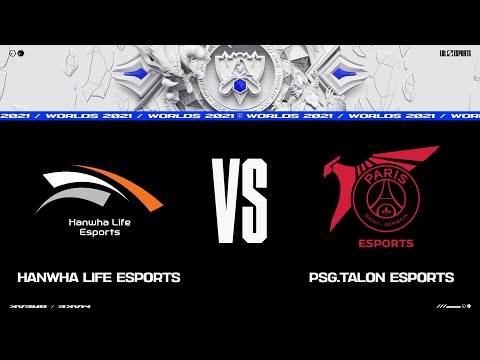 HLE vs. PSG | Worlds Group Stage Day 6 | Hanwha Life Esports vs. PSG Talon (2021)