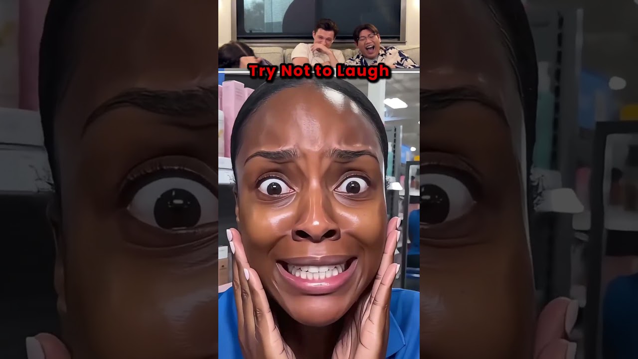 Tom Holland Reacts 😂 | Try Not To Laugh #reaction #tomholland #trynottolaugh #funny