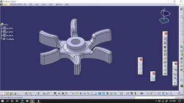 Modelling of Centrifugal Pump Impeller in Catia V5
