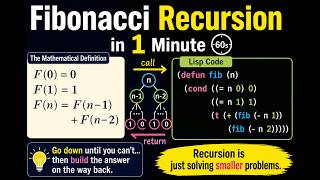 Fibonacci Recursion in Lisp (Explained in 1 Minute)