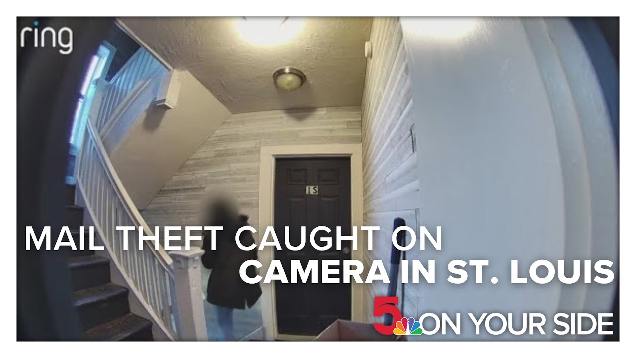 Mail theft caught on camera in Gravois Park neighborhood - YouTube