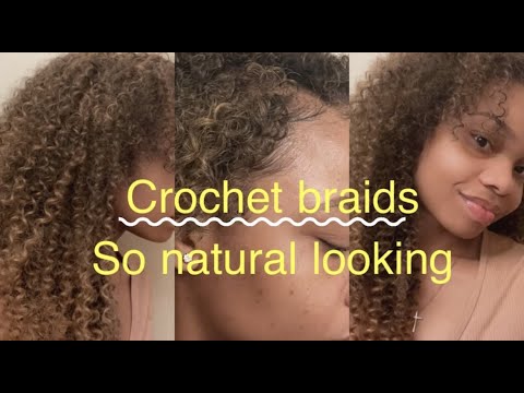 How to do Crochet braids (curly hair) #crochetbraid #hairtutorial # ...