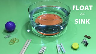Float or Sink | Why Things Float or Sink in Water | Explain Floating and Sinking of Objects to Kids