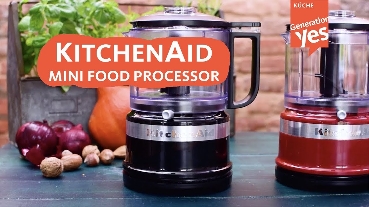 Da ist er endlich: Kitchen Aid Mini Food Processor - YouTube