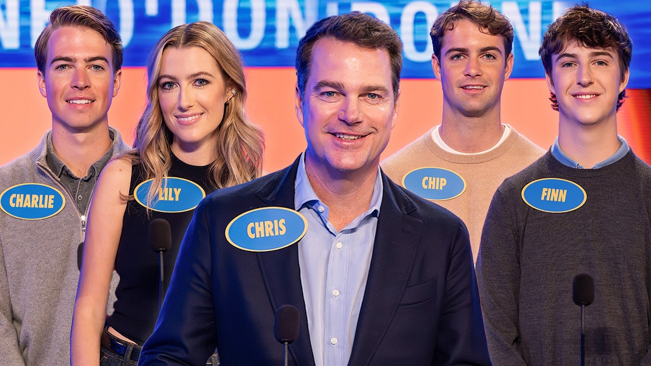 Chris O’Donnell’s Lookalike Kids Make RARE Appearance for ‘Family Feud’ Face-Off With Wayne Brady!