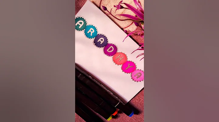 Writing my Subscribers name🥰 satisfying calligraphy 😊#shorts #calligraphy #satisfying #trending