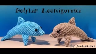 картинка: Dolphin Part 1 Loomigurumi Amigurumi Rainbow Loom Band Crochet Hook Only Лумигуруми