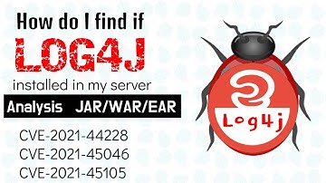 Analysis Java archives file for Log4J in Hindi