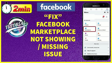 How to Fix Facebook Marketplace Not Showing || Missing Marketplace Issue || 2022