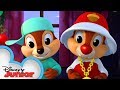 Tinsel Tussle! 🎄 | Chip 'N Dale's Nutty Tales | Disney Junior