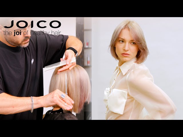 JOICO 2024 Collection Look Cool Blonde layered bob