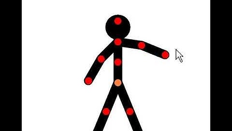 cursor ( My first Animation of  stickman )