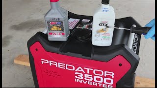 Predator 3500 Inverter Generator 2 hour oil change LOTS OF METAL IN OIL a look with 250X microscope