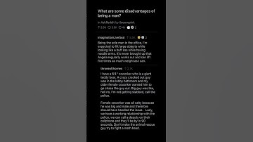 What Are Some Disadvantages of Being a Man? #shorts #askreddit
