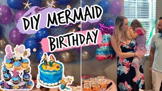 DIY MERMAID BIRTHDAY PARTY | DOLLAR TREE DECORATING IDEAS | BIRTHDAY PARTY ON A BUDGET