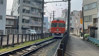 伊予鉄道3000系308編成　松山市〜石手川公園