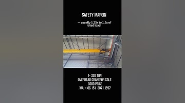 Overhead Crane Capacity 1-320 Ton Buyer Guide - Typical  Eot Crane Types, Crane Capacity & Tonnages