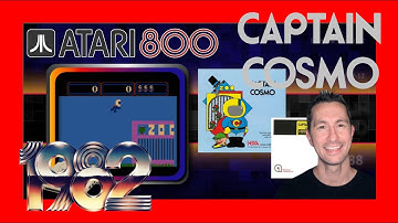 Captain Cosmo (Atari 800) - Chronologically Gaming (CG) #atari #atari800 #videogames