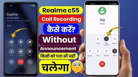 Realme c55 Call Recording Setting | Realme c55 Call Recording Without Announcement | Realme c55