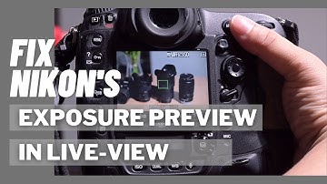 NIKON LIVE VIEW EXPOSURE PROBLEM | How to Fix It?