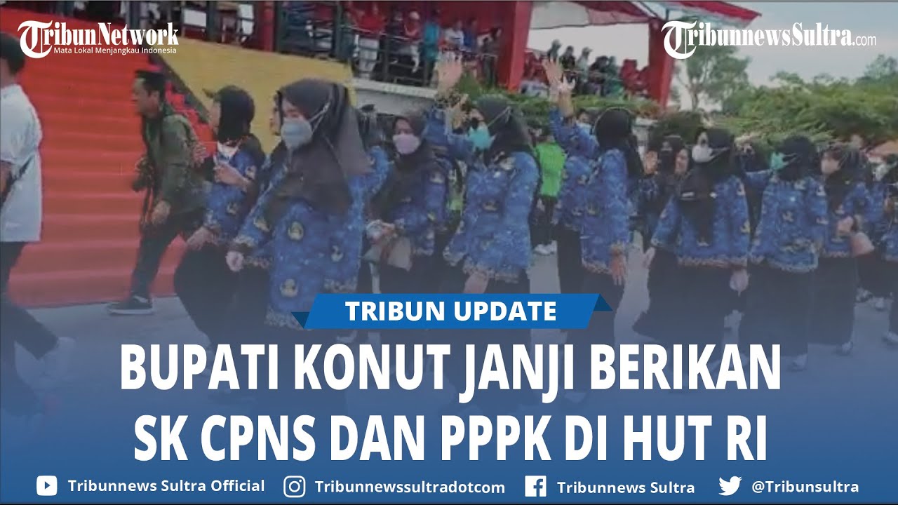 Bupati Konut Ruksamin Janji Berikan SK CPNS dan PPPK Konawe Utara Sultra pada 17 Agustus 2022