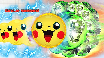 Gota.io Moments - 99% Impossible Trick! Smallersize!! One-Piece Pushsplit!