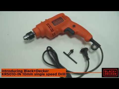 Black & Decker KR500 500W Corded Hammer Drill 0-2800/min 10mm. #TB