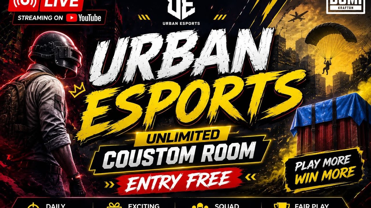 URBAN ESPORTS FREE TOURNAMENT LIVE 😱