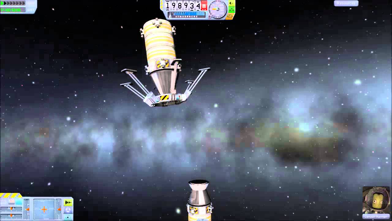 KSP docking with landing struts YouTube