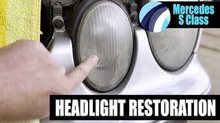 Headlight Restoration Mercedes by New Again Auto Reconditioning Centre 124 views 5 months ago 4 minutes, 14 seconds