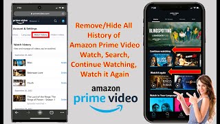 How to Delete All Watch & Search History of Amazon Prime Video App