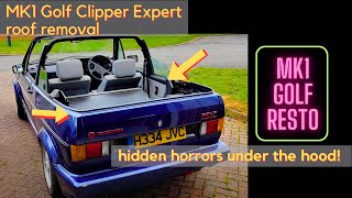 Watch Expert Strip a MK1 Golf Hood in Stunning 4K!