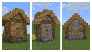 Как построить 3 маленьких дома с равнинной деревни