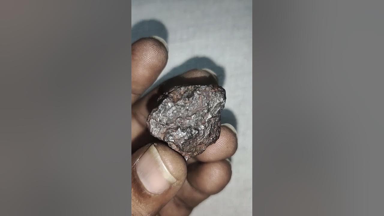 Carbonado meteorite black diamond 55gms heavy and very hard