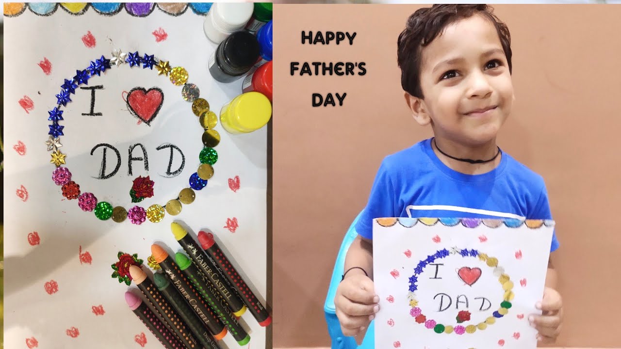 Father's day special greeting card | DIY Easy Father’s Day Card 2021 | How to make fathers day card