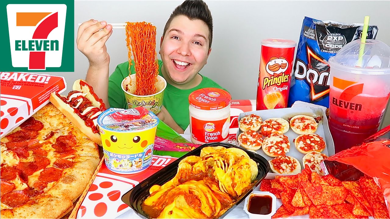 7-Eleven Feast • MUKBANG - YouTube