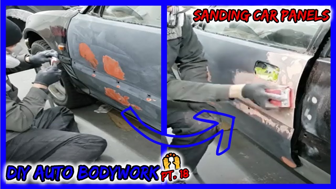 [DIY Bodywork] Part 18 Sanding Car Panels YouTube