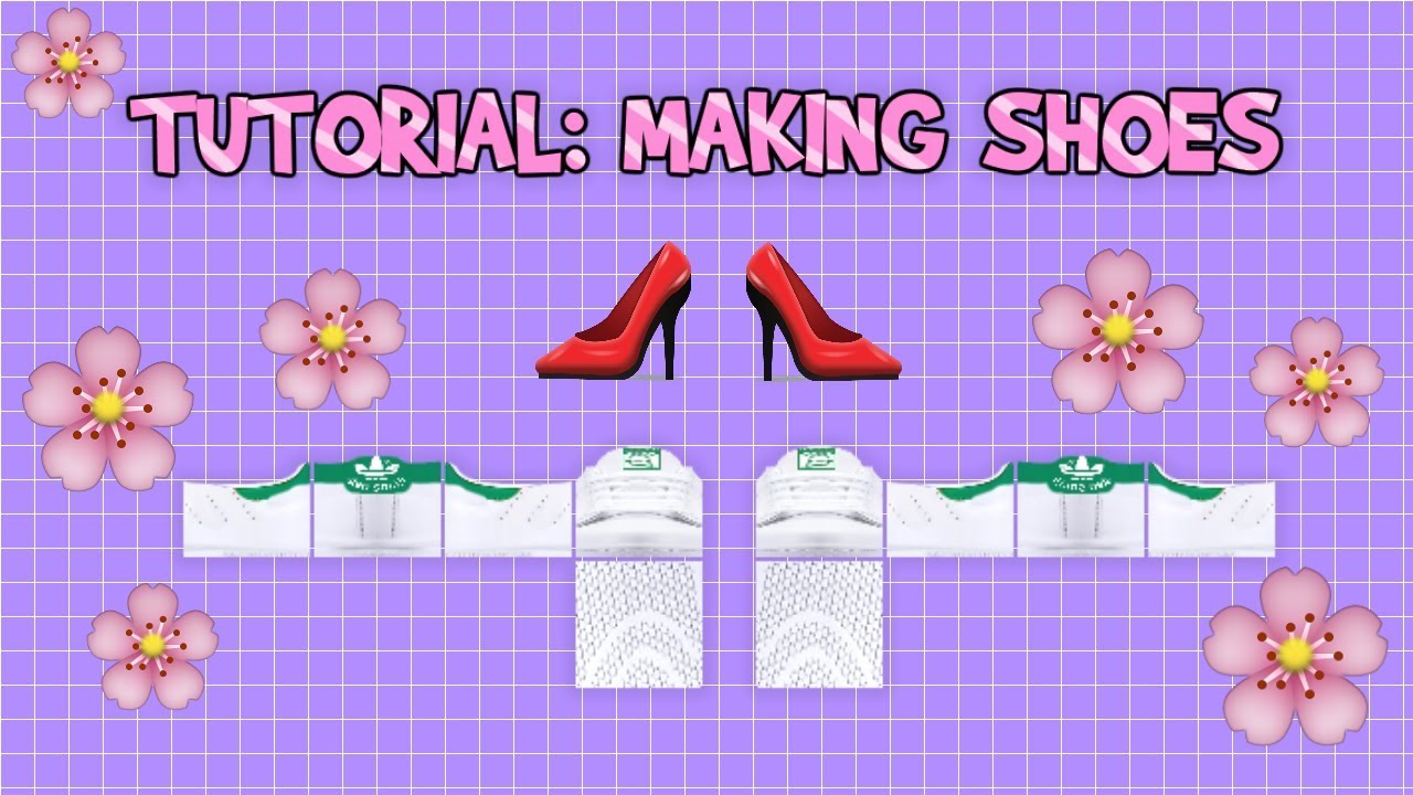 Roblox Clothing Tutorial Making Shoes Youtube