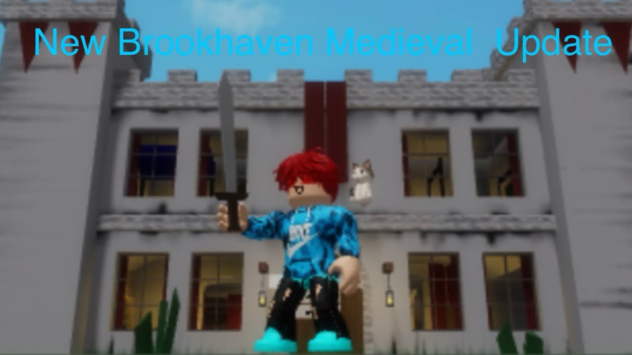 Nova atualização Brookhaven, tema Medieval #roblox #brookhaven #atuali