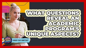 What Questions Reveal An Academic Program