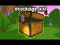 Le stockage ultime sur minecraft hardcore 