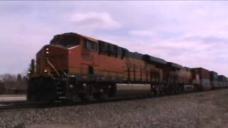 Railfanning the BNSF Staples Sub - April 24, 2013
