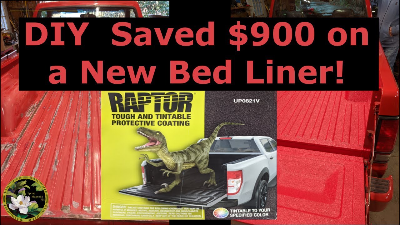 Saved 900 with a Raptor DIY Spray In Bedliner! YouTube