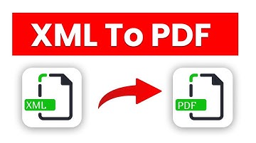 How to Convert XML to PDF