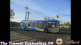 MTA NYC Bus 2021 Novabus LFS Hybrid #9857 On The Bx16 (First Audio Only Upload On This Channel)