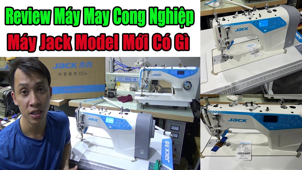 REVIEW || Máy May Jack A4B Đời Mới Có Cải Tiến Gì Khác... - youtube