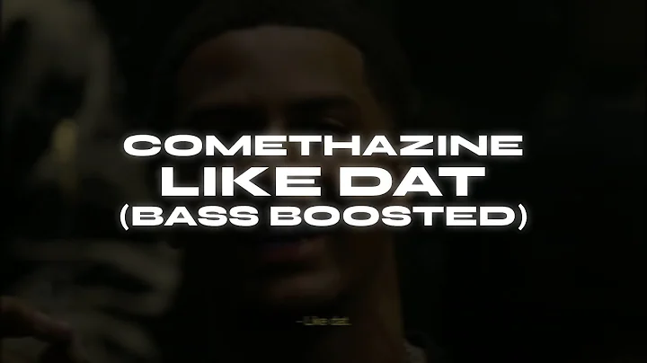 Comethazine - LIKE DAT (Official Music Video) (Bass)
